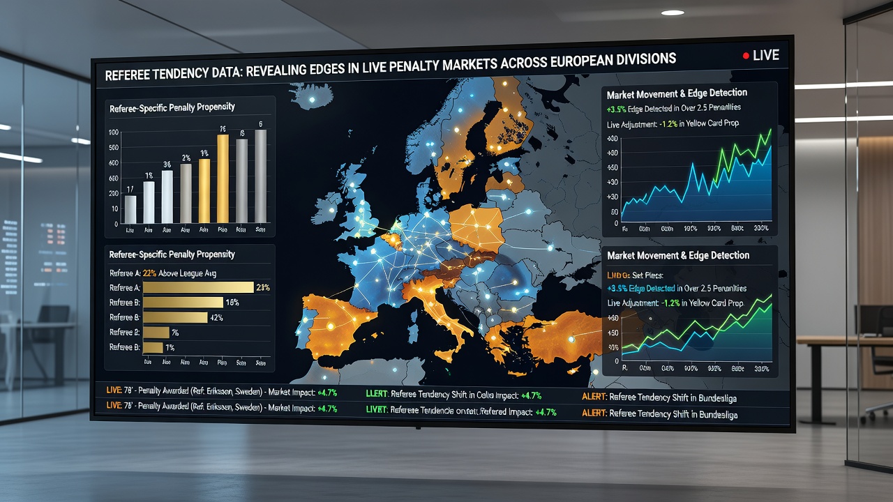 Live betting interface displaying penalty market odds during a European football match